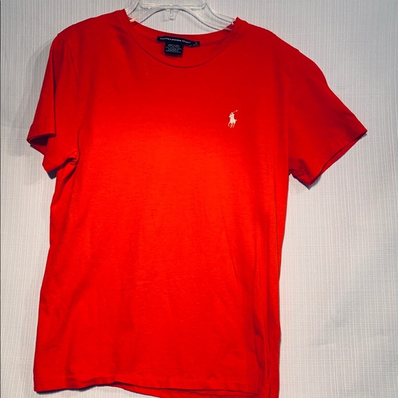 Ralph Lauren Tops - Ralph Lauren Red Tee Size Large
